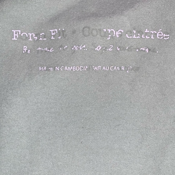 V neck - mint green - ladies 1X - Picture 2 of 3